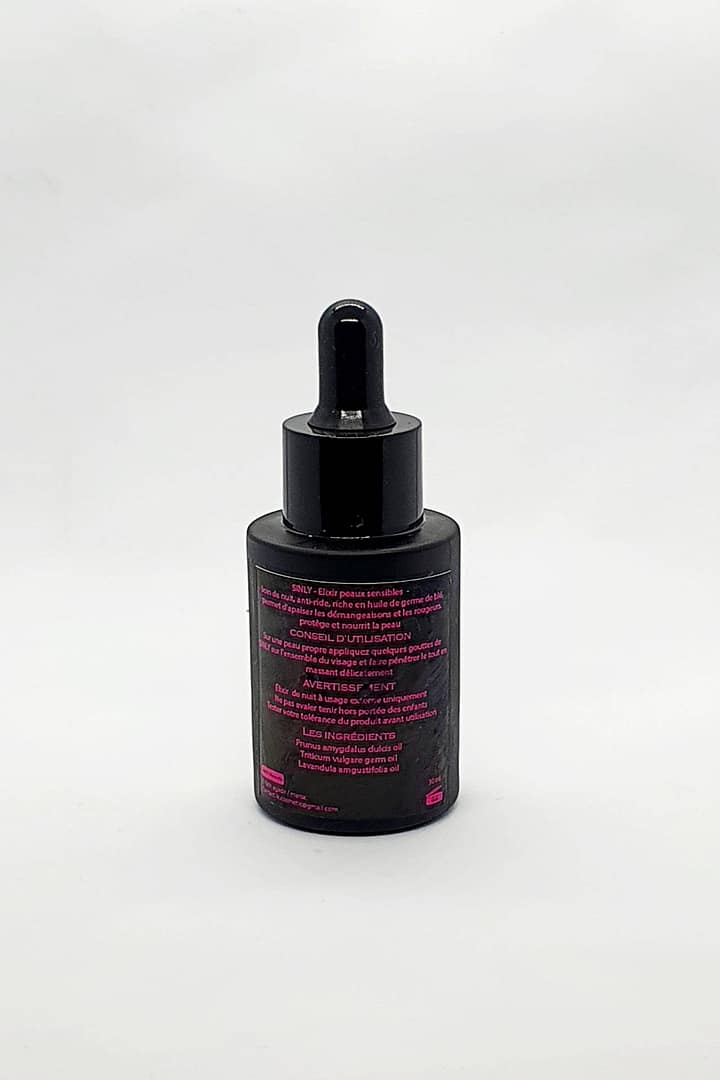 ik Cosmetic - SINLY elixir peaux sensibles composition - ingrédients